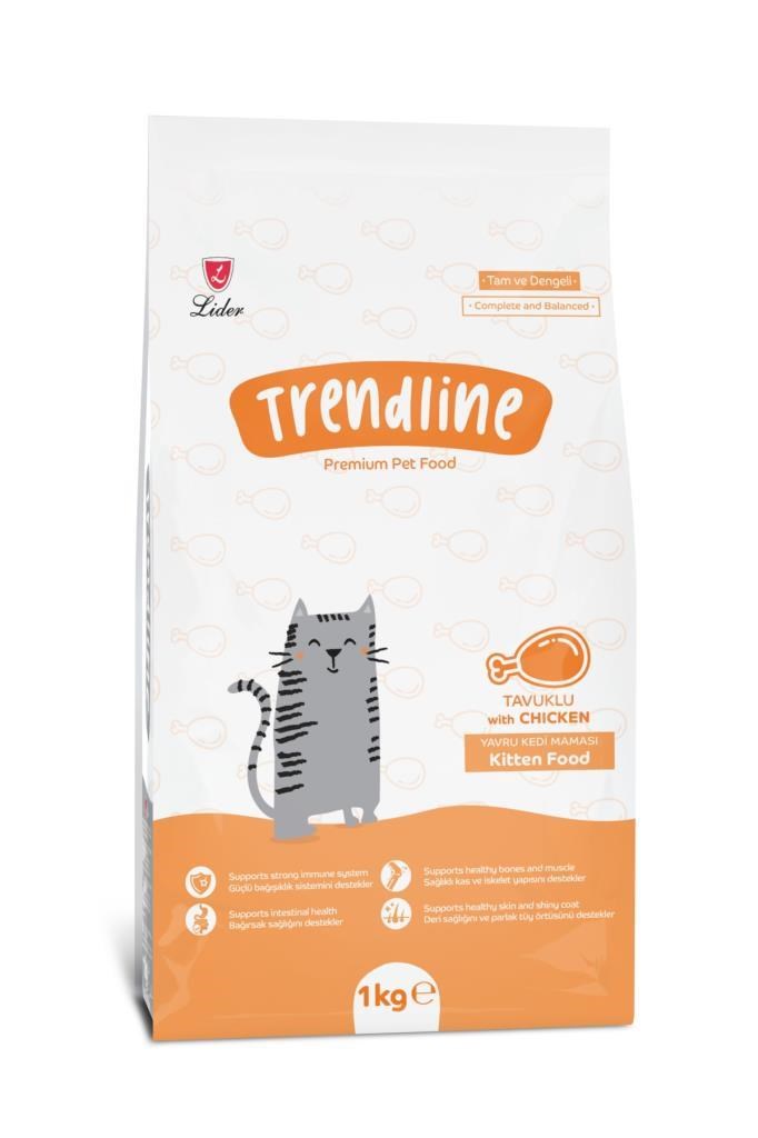 Trendline Kitten Tavuklu Yavru Kedi Maması 1 Kg