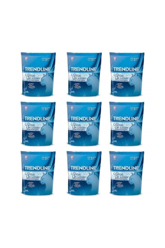 Trendline Tozsuz Silika Kedi Kumu 3,6 Lt 9 Adet