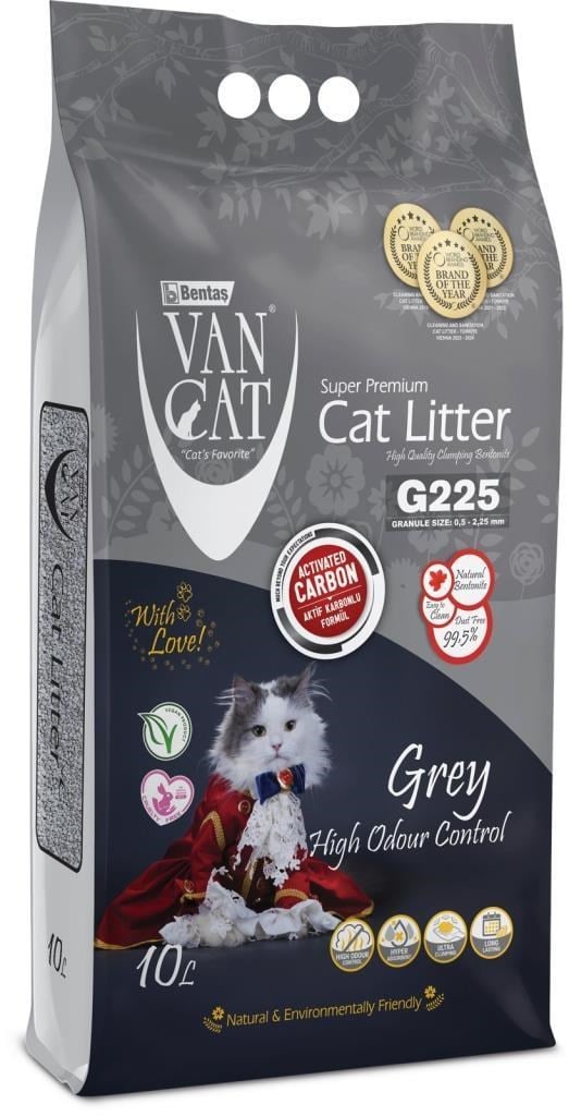 Vancat Aktif Karbon Kokusuz Kedi Kumu 10 Lt