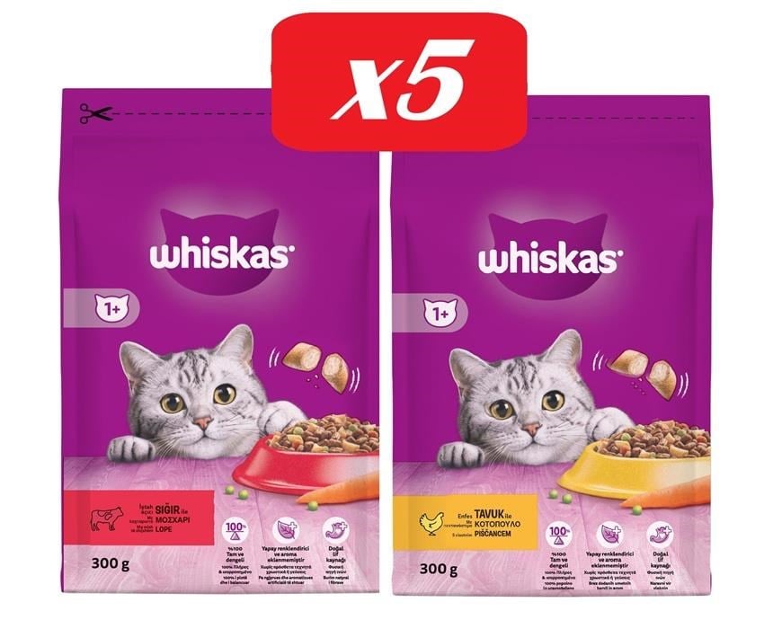 Whiskas İkili Lezzet Avantaj Paketi 10 Adet