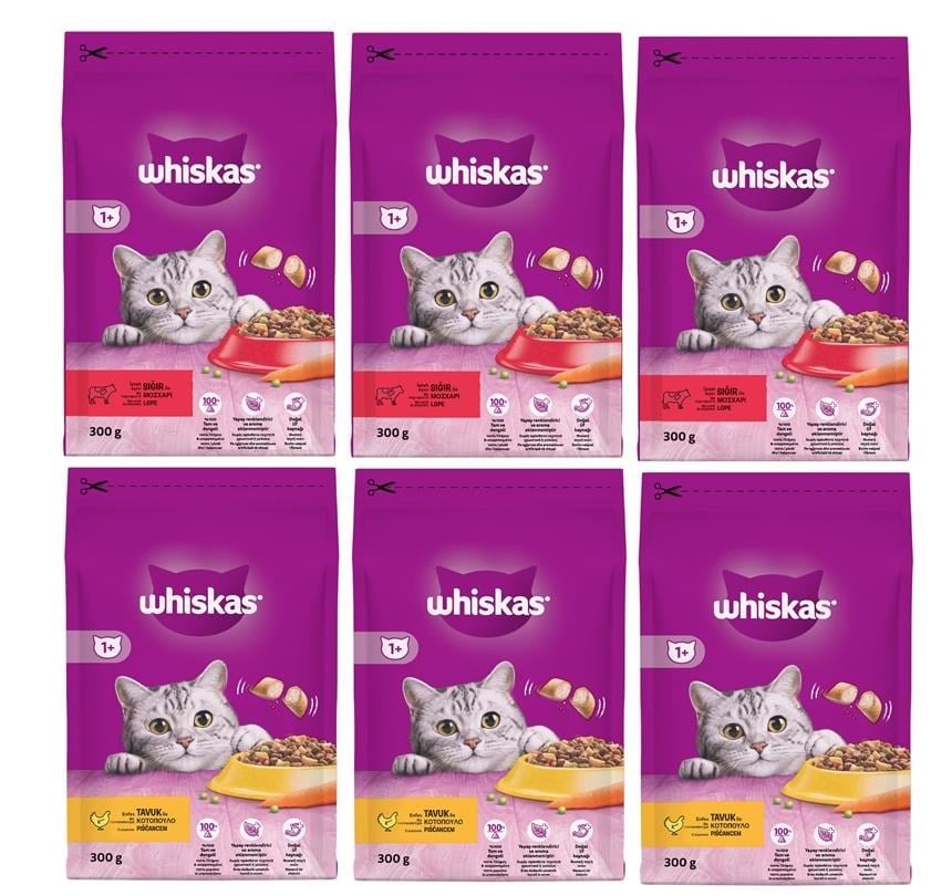 Whiskas İkili Lezzet Başlangıç Paketi 6 Adet