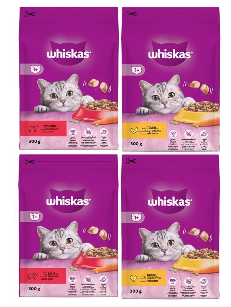 Whiskas İkili Lezzet Deneme Paketi 4 Adet