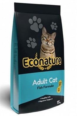 Econature Balıklı Yetişkin Kedi Maması 13,5+1,5 Kg