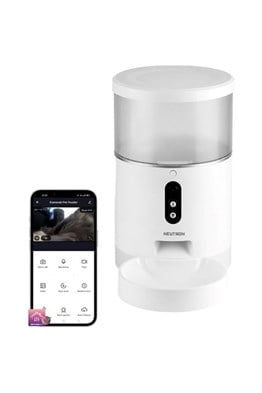 Neutron NTL-PF04L Cam Kameralı Akıllı Evcil Hayvan Mama Kabı 4LT