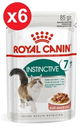 Royal Canin İnstinctive 7+ Gravy Pouch Yaşlı Kedi Konservesi 6 Adet 85 Gr