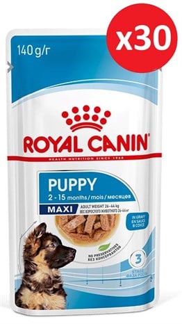 Royal Canin Maxi Puppy Yavru Köpek Yaş Maması 140 Gr x 30 Adet