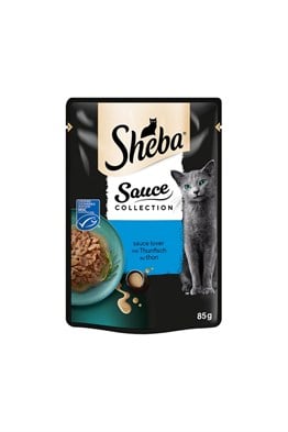SHEBA Ton Balıklı Jöleli Pouch Yetişkin Konserve Kedi Maması 85 Gr X 24