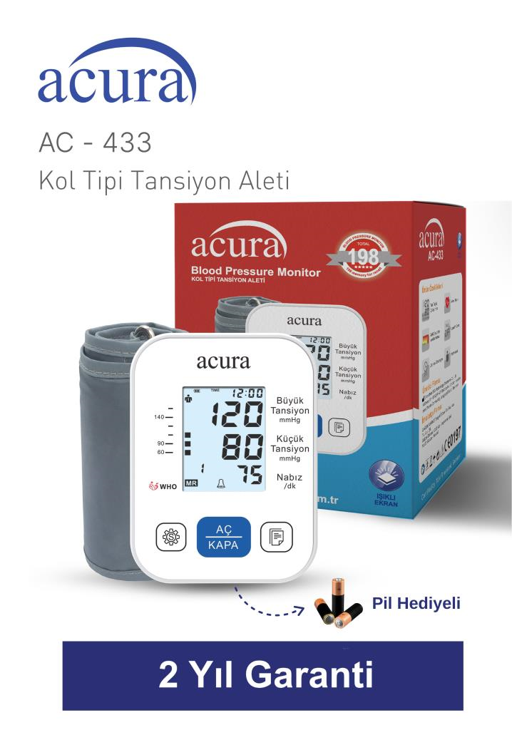 Acura Ac 433 Koldan Ölçer Tansiyon Cihazı
