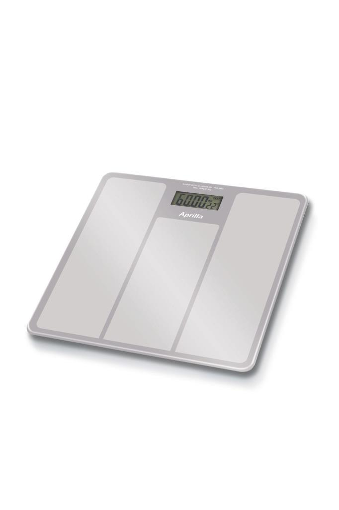 Aprilla Abs-1033 Yüksek Hassasiyetli Dijital Banyo Baskülü Gri
