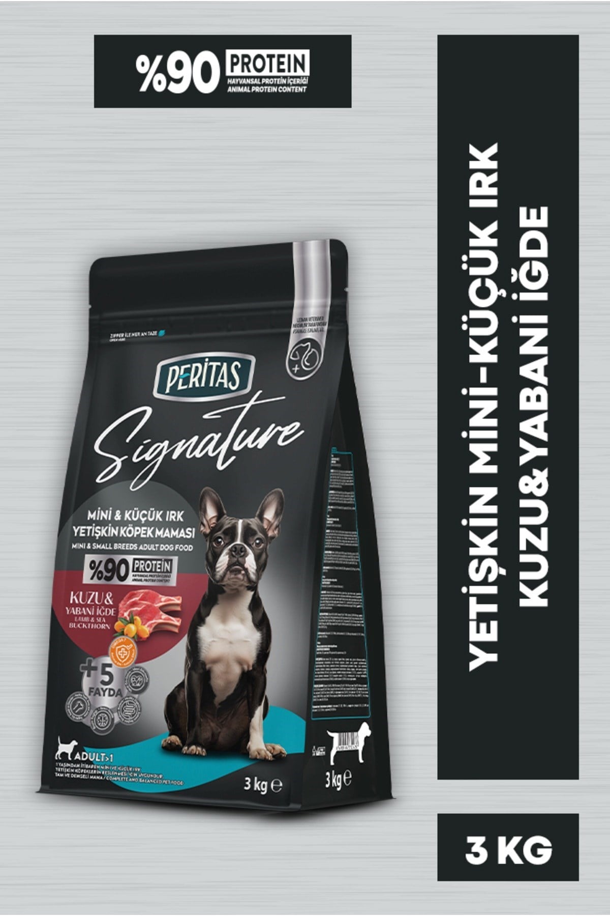 Arma Peritas Signature Kuzulu Küçük Irk Yetişkin Köpek Maması 3 Kg
