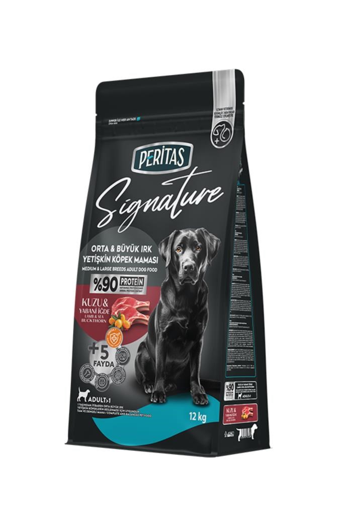 ARMA PERİTAS Signature Kuzulu Orta ve Büyük Irk Yetişkin Köpek Maması 12 Kg