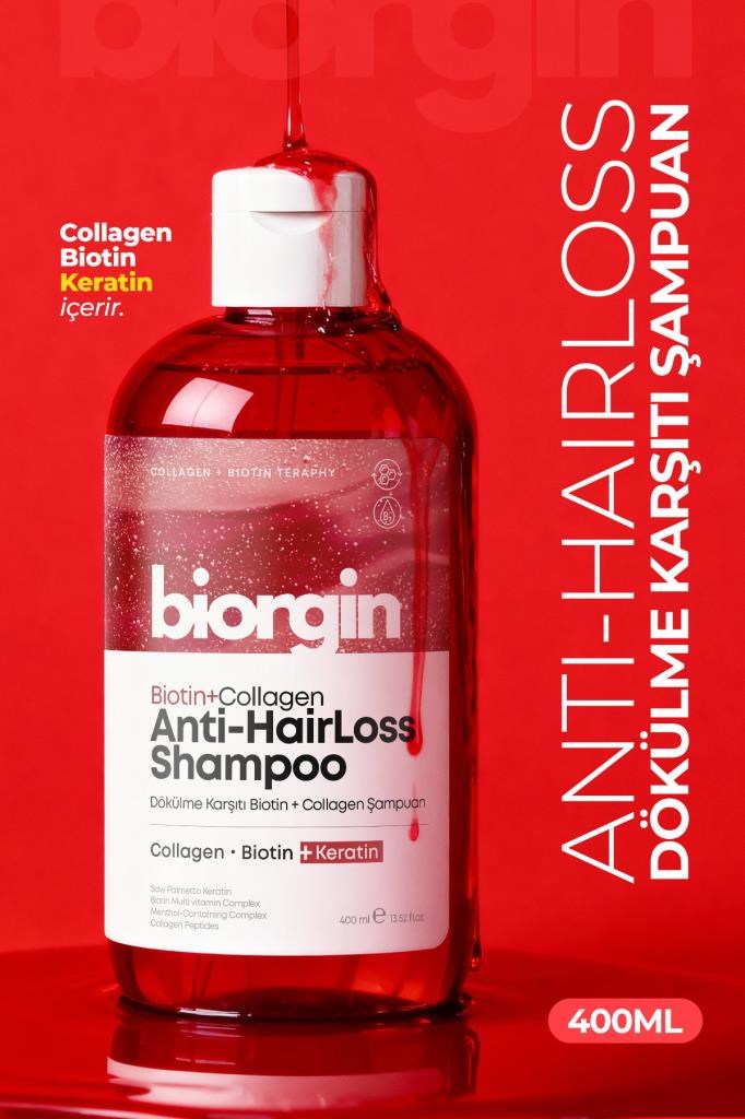Biorgin Collagen+Biotin Anti Hairloss Şampuan 400 ml