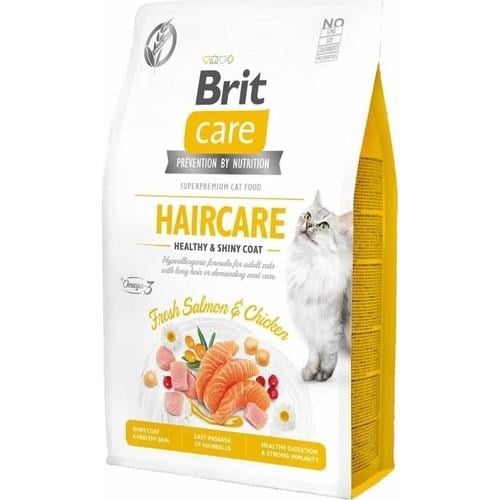 Brit Care Haircare Somonlu ve Tavuklu Kedi Mamasi 2 Kg