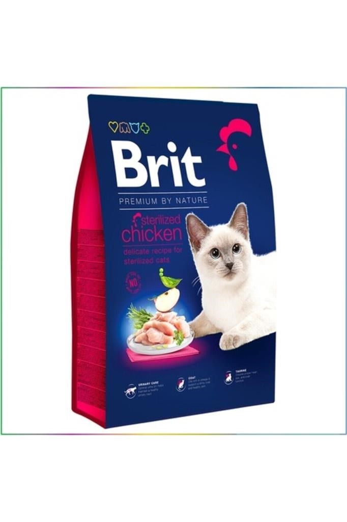 Brit Premium By Nature Cat Sterilized Chicken 8 Kg