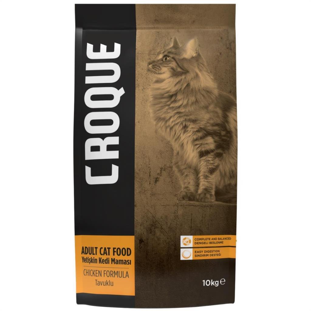 Croque Tavuklu Yetiskin Kedi Mamasi 10 Kg