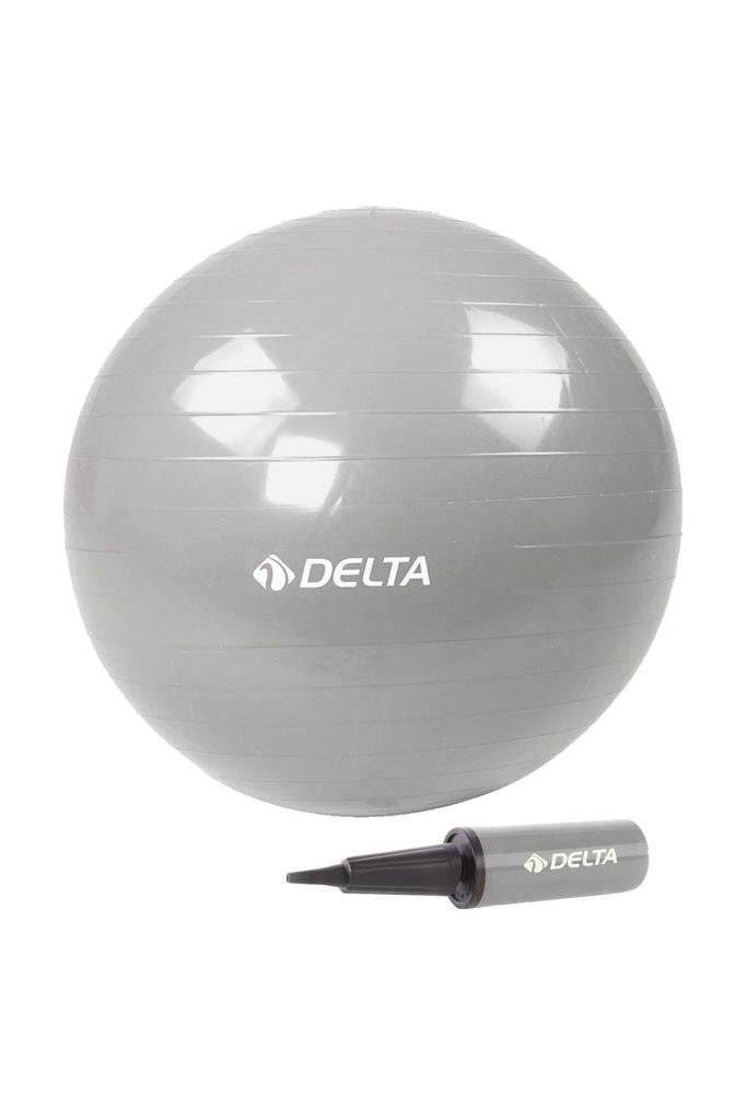 Delta 65 cm Gümüş Renk Pilates Topu + Pompa JRS660 silver