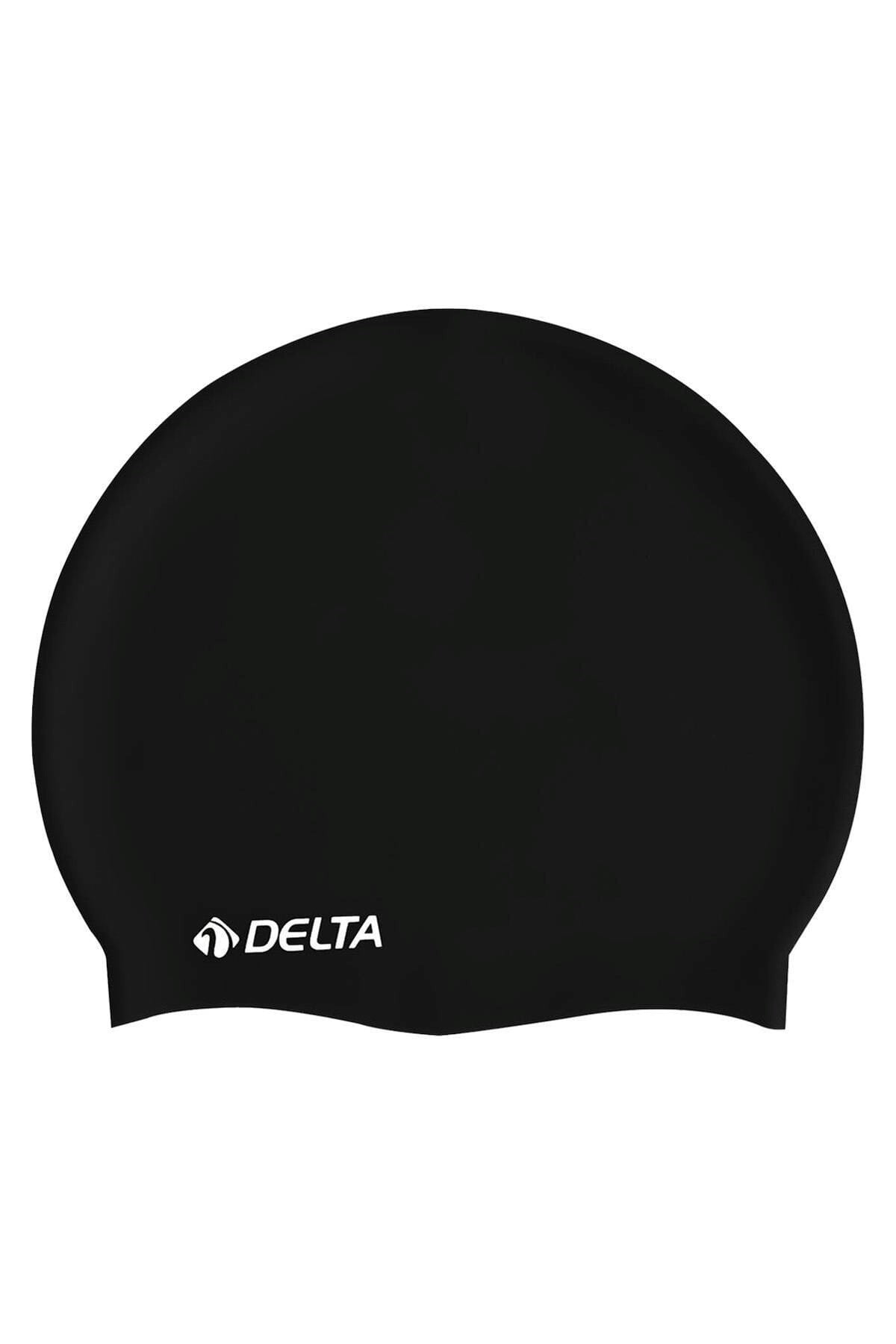 Delta Silikon Bone Deluxe Yüzücü Havuz ve Deniz Bonesi DS 255 - Siyah
