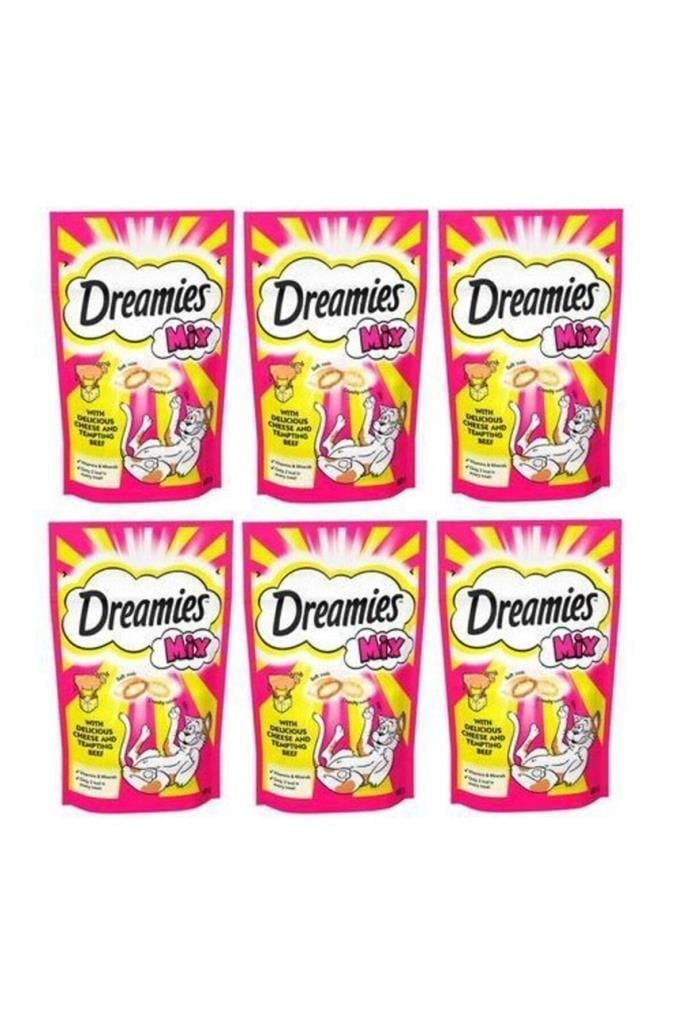 Dreamies Mix Sığır Etli Ve Peynirli Kedi Ödülü 6 Adet x 60 Gr