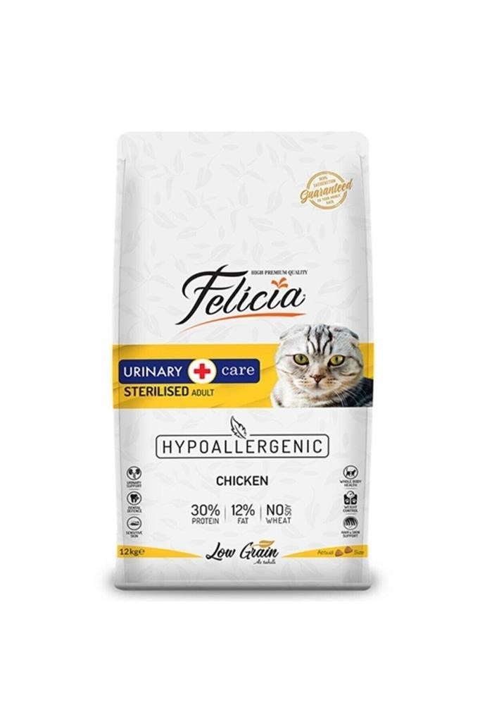 Felicia Az Tahıl Steril Tavuk HypoAllerjik Kedi Maması 12 Kg 