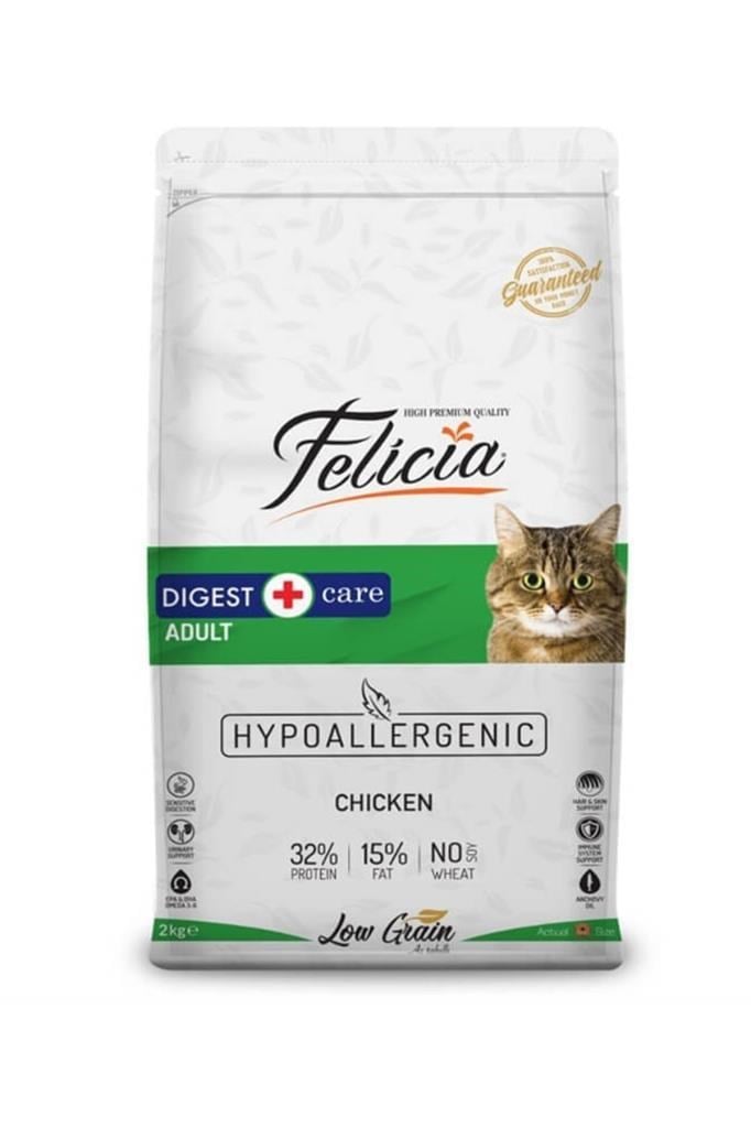Felicia Az Tahıllı 2 Kg Yetişkin Tavuklu HypoAllergenic Kedi Maması