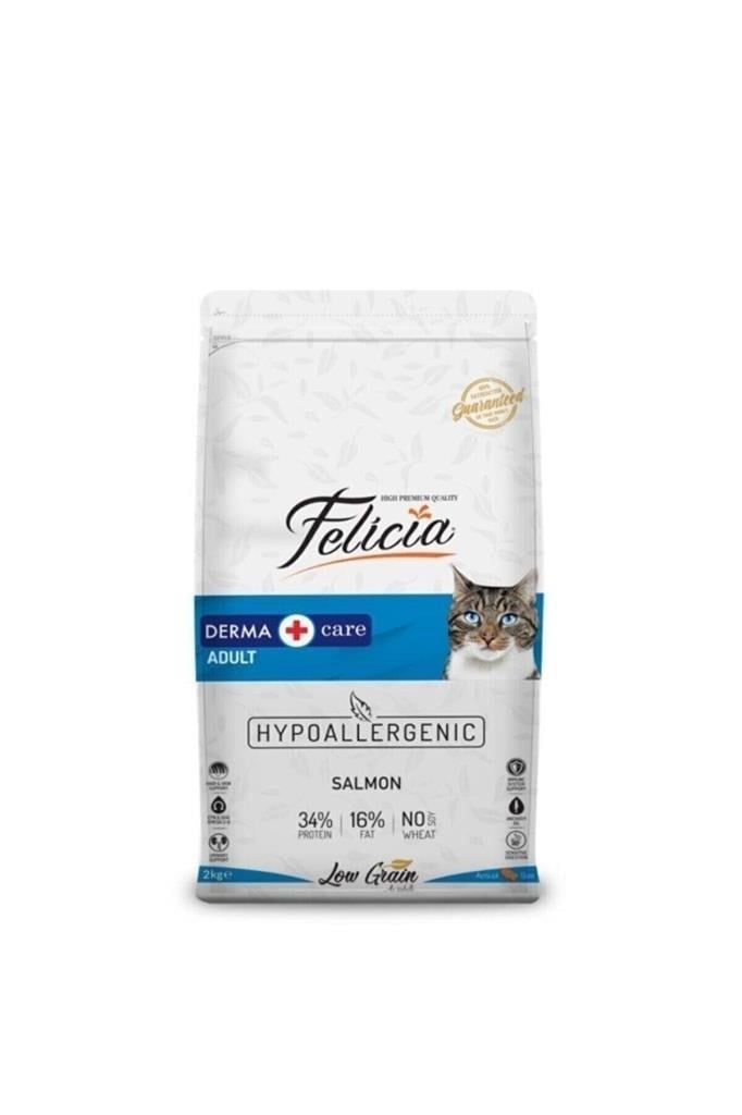 Felicia Hypoallergenic Somonlu Düşük Tahıllı Yetişkin Kedi Maması 2kg