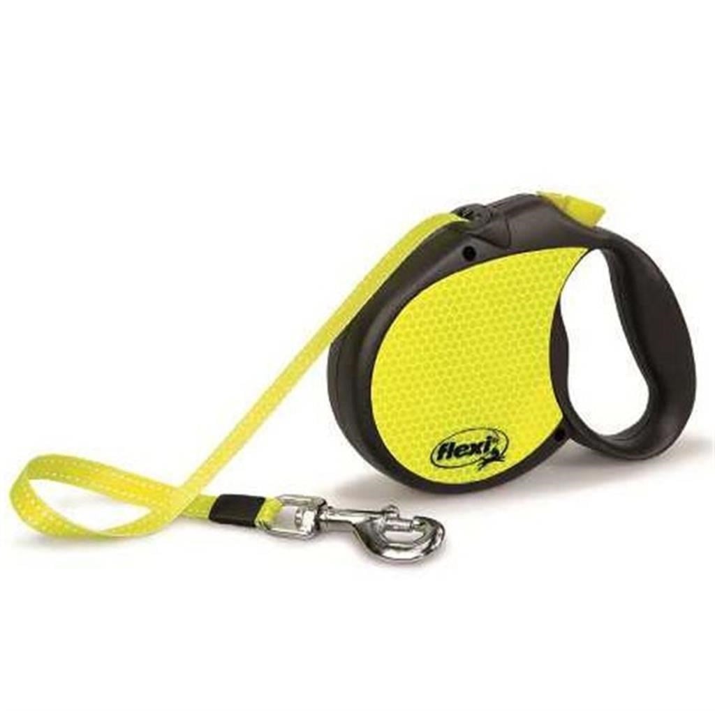 Flexi New Neon Şerit  L Gezdirme Tasması 5 Mt