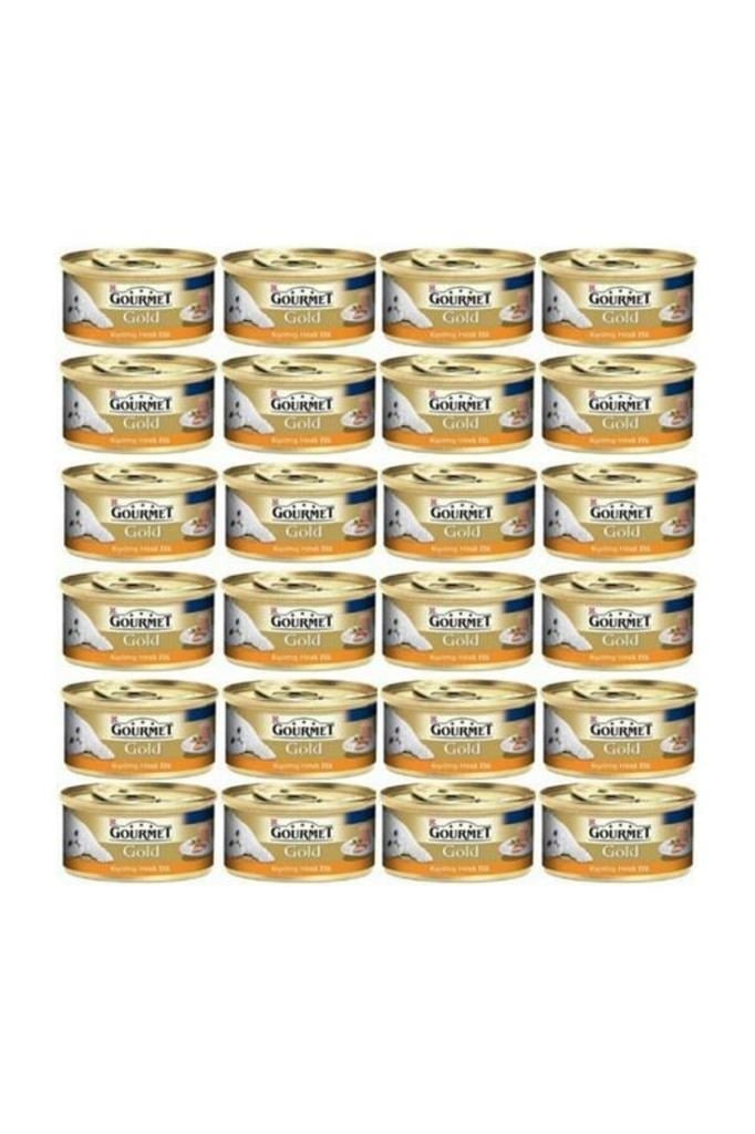 Gourmet Gold Kiyilmis Hindi Etli Yas Kedi Mamasi 85 gr 24 adet