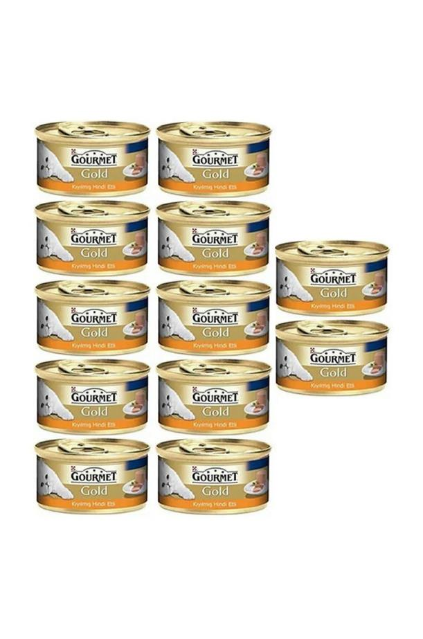 Gourmet Gold Kiyilmis Hindi Etli Yas Kedi Mamasi 85 gr X 12 Adet