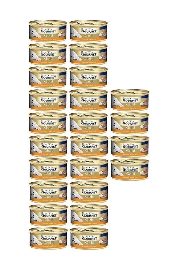 Gourmet Gold Kıyılmış Hindili Kedi Konservesi 24x85gr