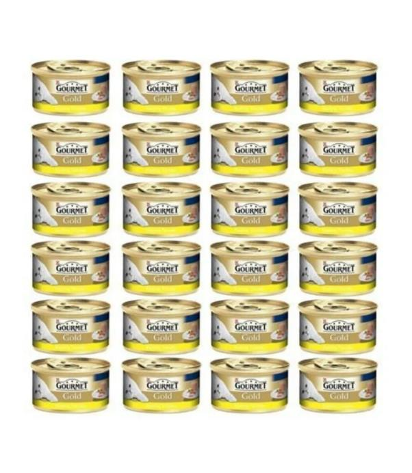 Gourmet Gold Kıyılmış Tavuklu Kedi Konservesi 85 gr 24 Adet
