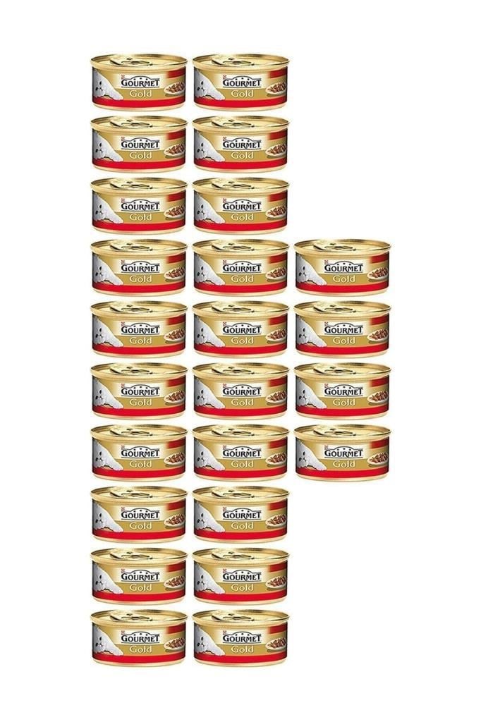 Gourmet Gold Parça Etli, Sığır Etli 85gr Yaş Kedi Kons 24 adet