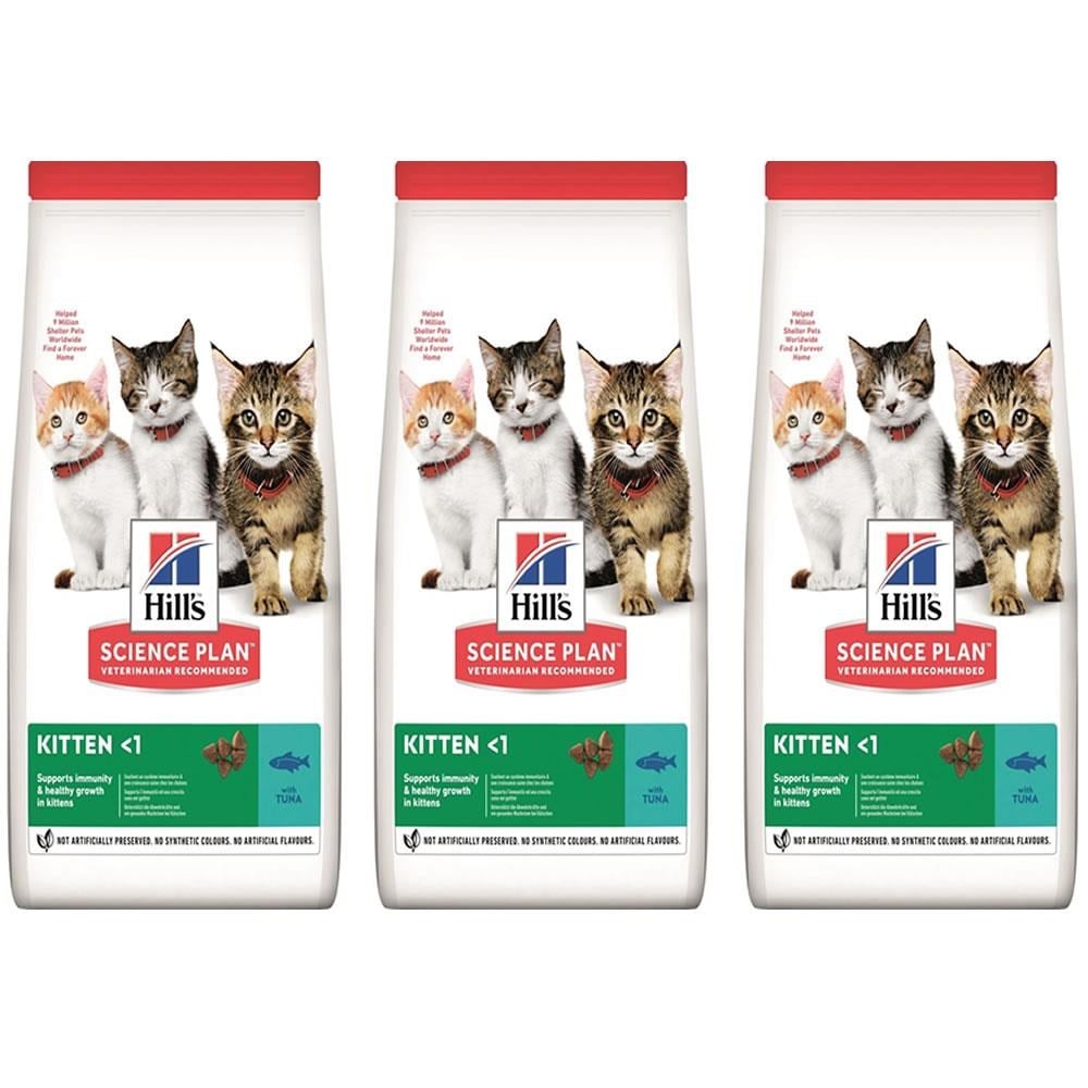 Hills Kitten Ton Balıklı Yavru Kedi Maması 1,5 Kg 3 Adet