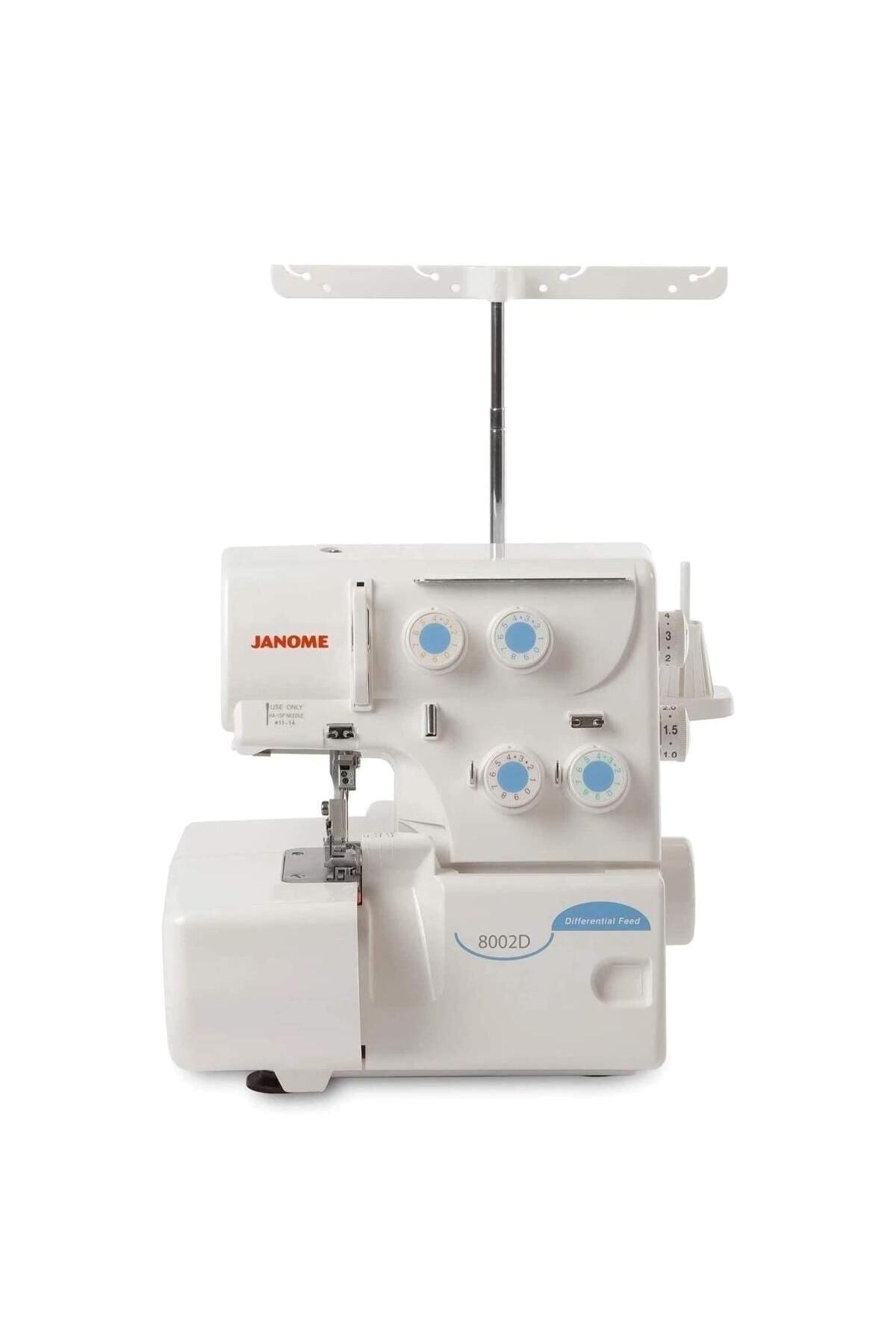 Janome Overlok Makinesi Taşınabilir Beyaz 8002D 