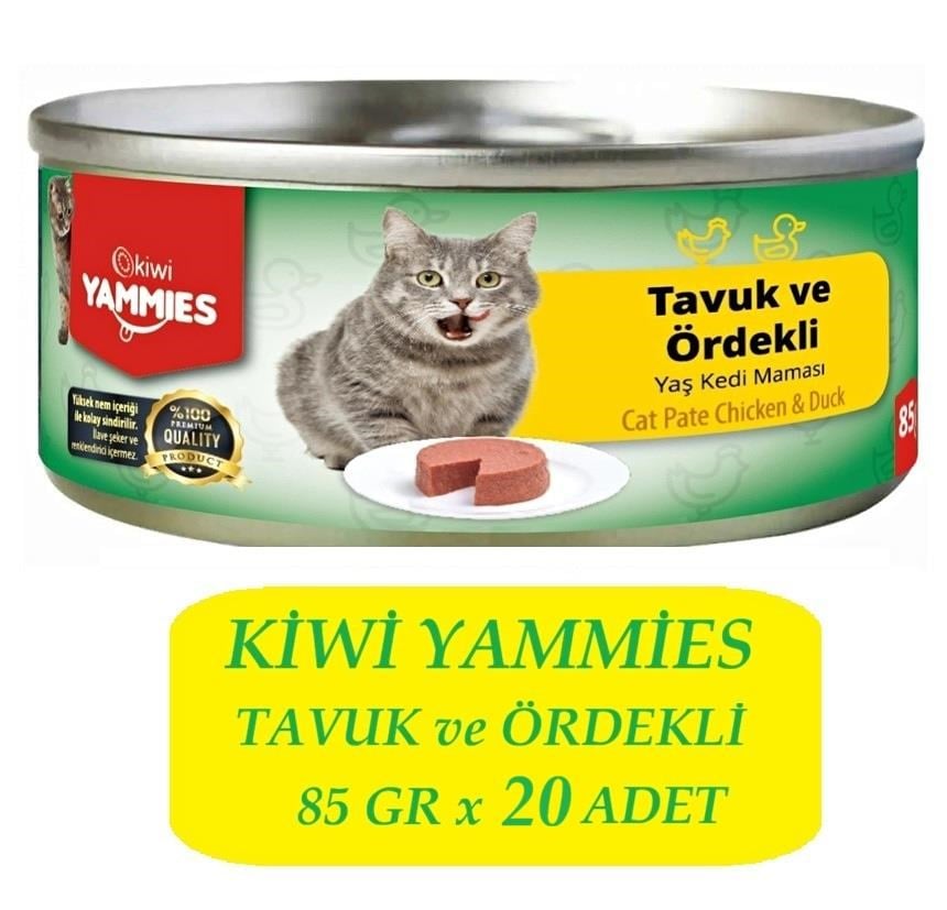 Kiwi KCM-50394 Tavuk-Ördekli Konserve 20 Adet x 85Gr