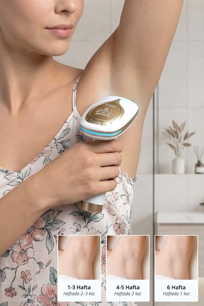 Kiwi KEP-6837 Ipl Lazer Epilasyon Aleti Safir Buz Başlık