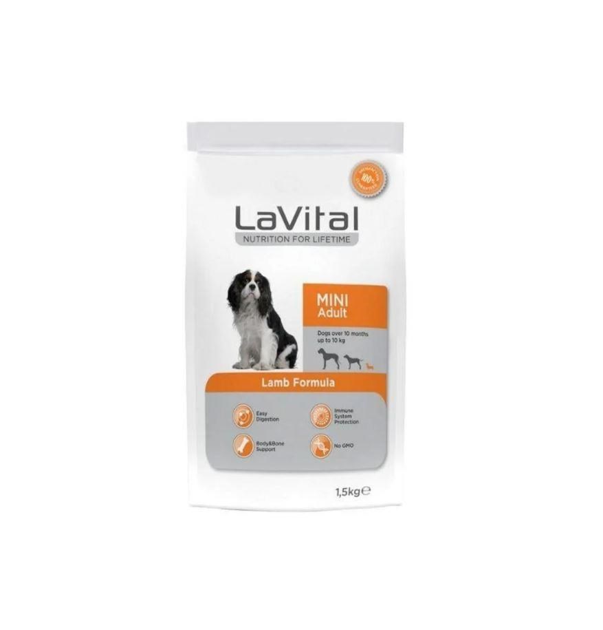 Lavital Kuzu Etli Küçük Irk Yetişkin Köpek Maması 1.5 Kg