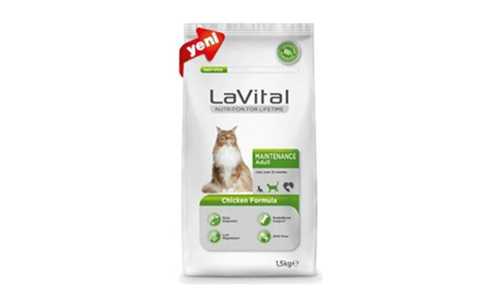 Lavital Tavuklu Yetişkin Kuru Kedi Maması 1.5 Kg