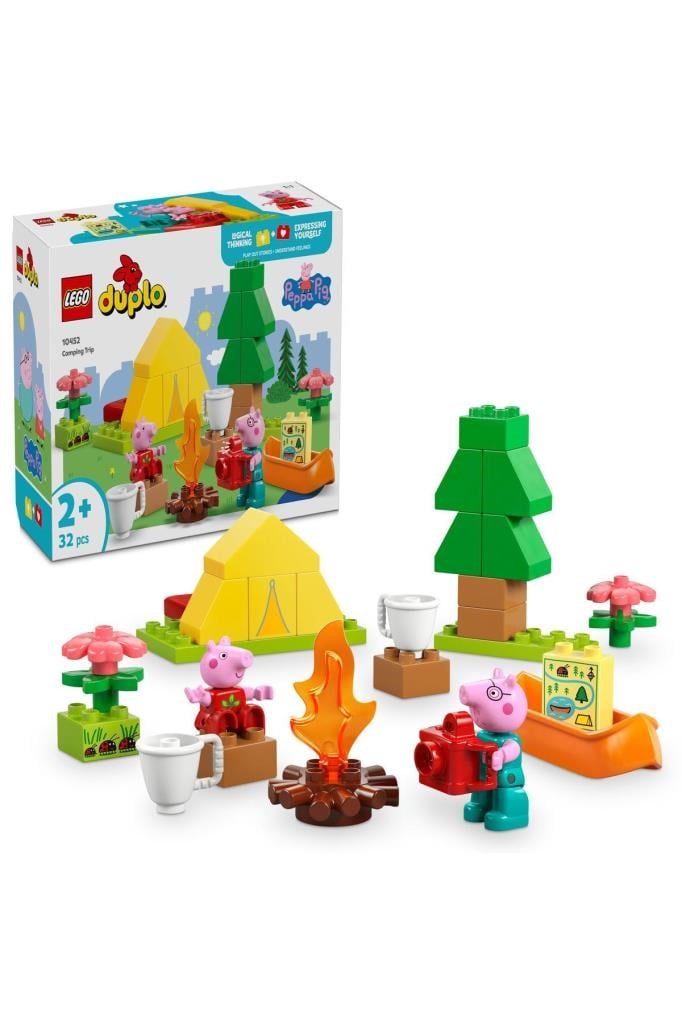LEGO ® DUPLO® Peppa Pig Kamp Gezisi 10452 - 2+ Çocuklar için Yaratıcı Oyuncak Yapım Seti (32P)