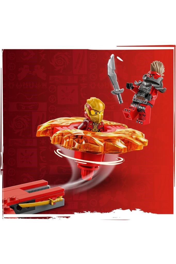 LEGO NINJAGO Kai’nin Ejderha Spinjitzu Topacı 71823 - 6+ Yaratıcı Oyuncak Yapım Seti (54P)