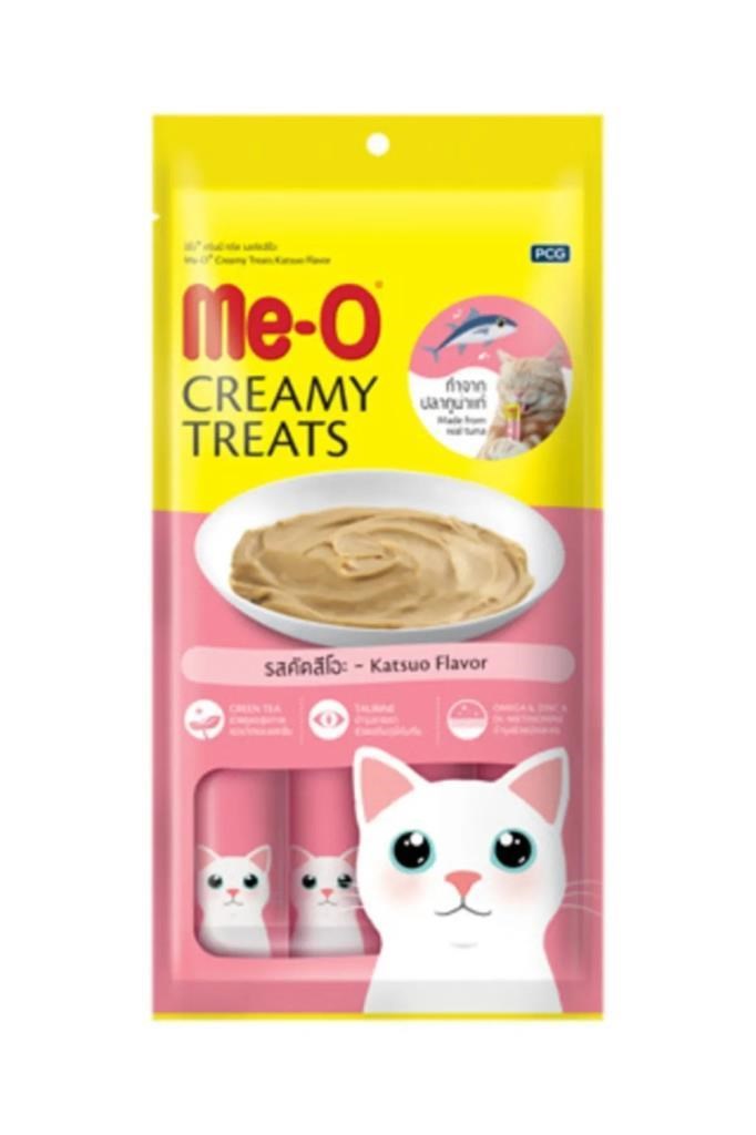 Me-O Kremalı Creamy Çizgili Orkinos Balığı Kedi Ödülü 20x15gr