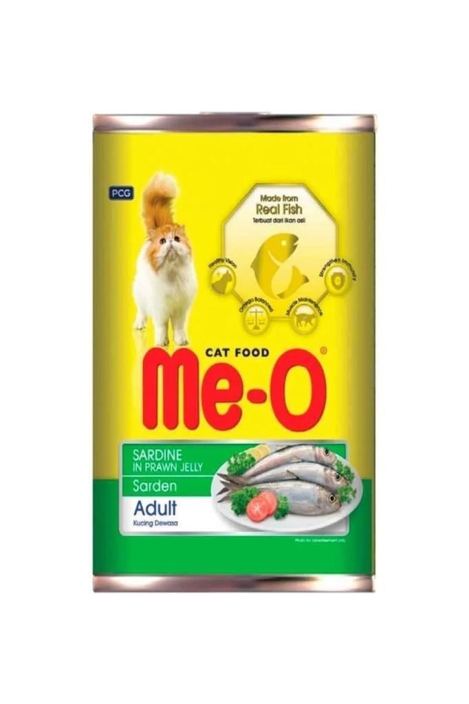 Me-O Sardalyalı Karides Soslu Kedi Konservesi 400 Gr*3 adet