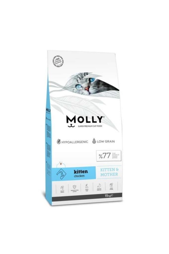 Molly  Yavru Kedi Maması Tavuklu 15 kg