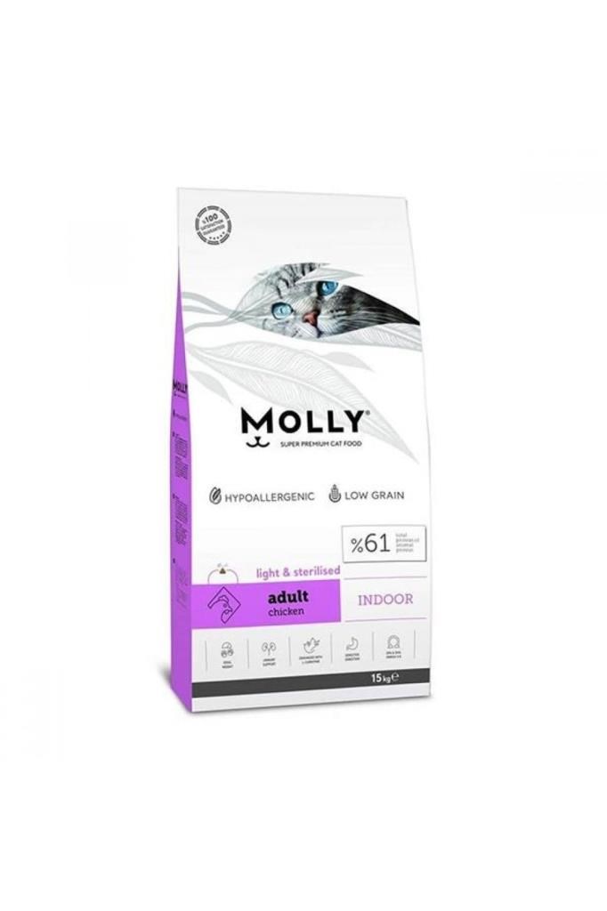 Molly  Yavru Kedi Maması Tavuklu 15 kg