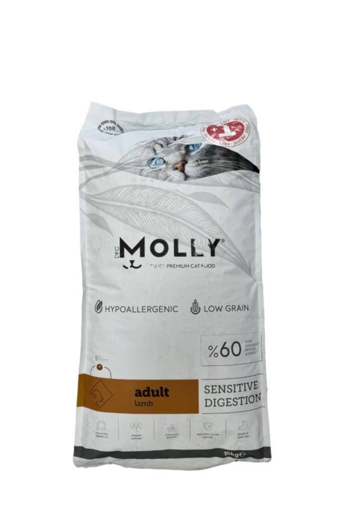 Molly Yetişkin Kedi Maması Kuzulu 15 kg