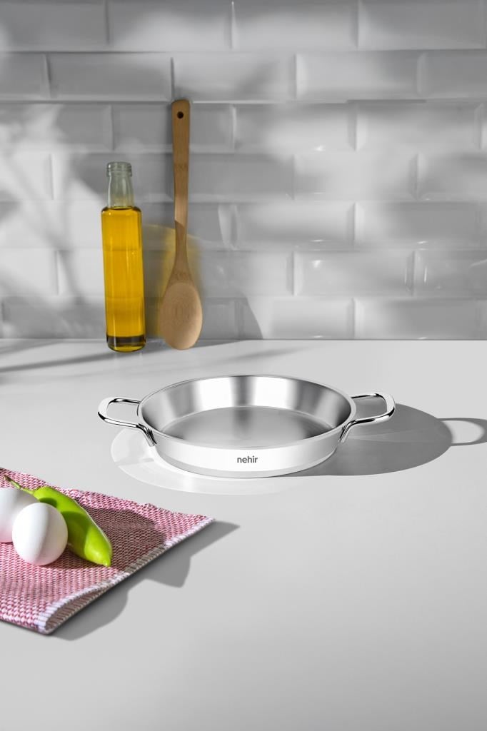 Nehir Silver Çelik Omlet Sahan 16 Cm