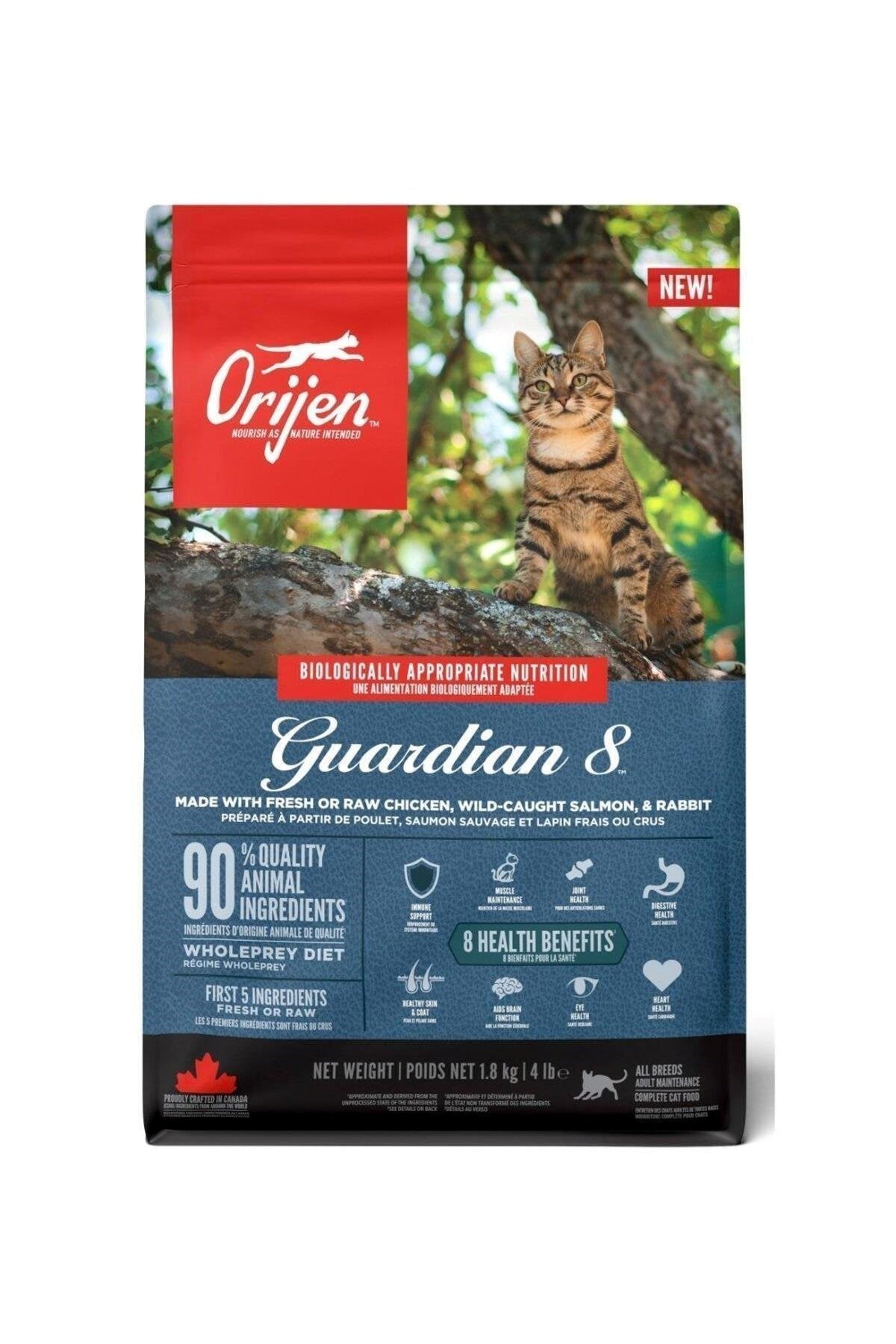 Orijen Guardian 8 Yetişkin Kedi Maması 1.8kg