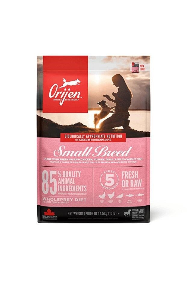 Orijen Small Breed Tavuklu ve Hindili Yavru ve Yetişkin Köpek Maması 4.5 Kg