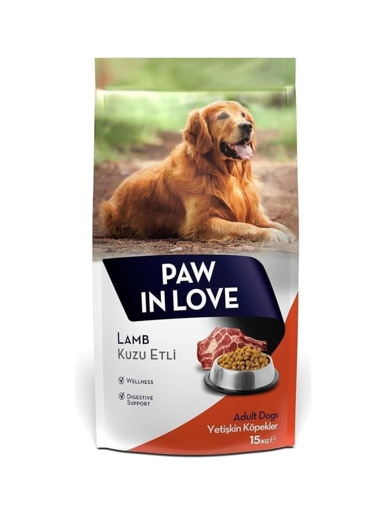 Paw in Love Kuzu Etli Yetişkin Köpek Maması 15 Kg