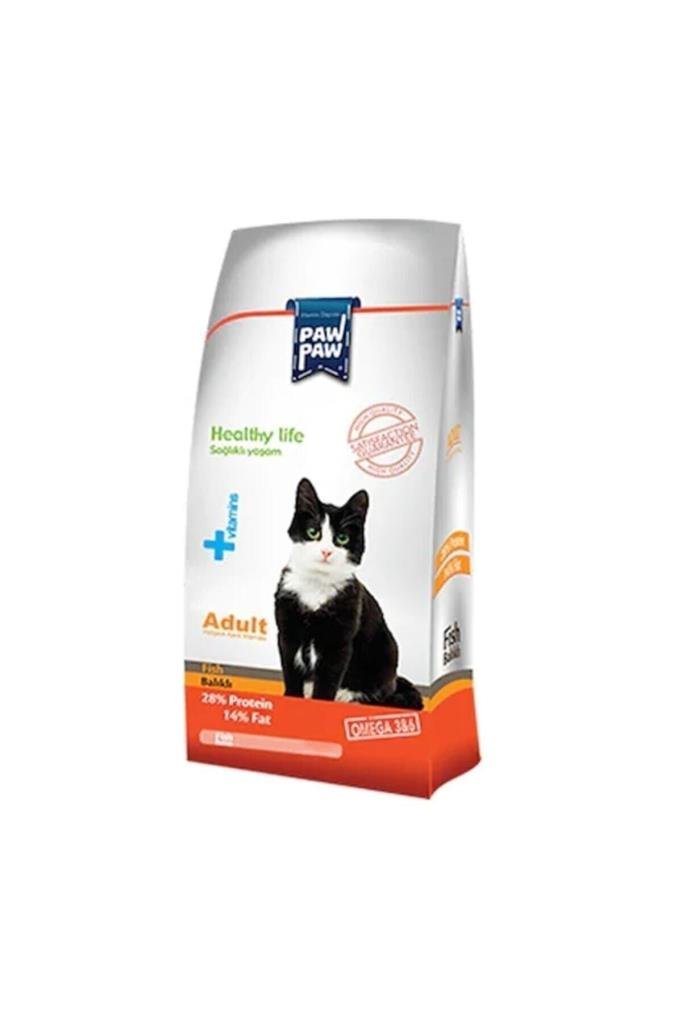 Paw Paw Balıklı Yetişkin Kedi Maması 15 Kg