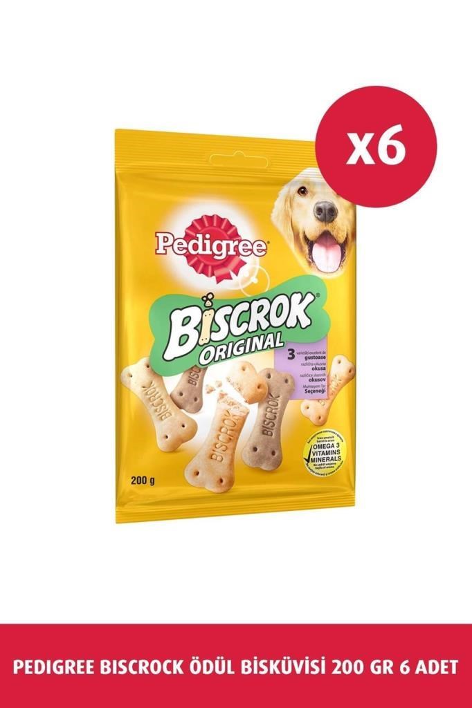 Pedigree Biscrock Köpek Ödül Bisküvisi 200 G 6x